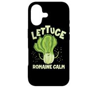 Lettuce Romaine Calm Mindfulness Vegan Yoga Lover Yogi Joke Case for iPhone 17