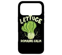 Lettuce Romaine Calm Mindfulness Vegan Yoga Lover Yogi Joke Case for iPhone 17 Pro Max