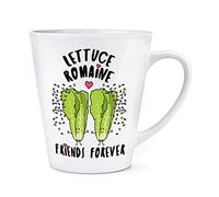 Lettuce Romaine Friends Forever 12oz Latte Mug Cup