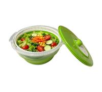 Lettuce Spinner Manual Double Layer Drainer Dryer Dehydrator