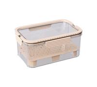 Lettuce Storage Container For Refrigerator, Transparent Refrigerator Salad Keeper, Stackable Crisper Bins, Portable Tight Seal Clear Crisper Box Produce Saver For Meat Fruits Vegetables