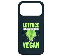 Lettuce Talk About How To Be A Vegan Veganism Vegetarian Case for iPhone 17 Pro Max
