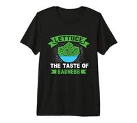 Lettuce The Taste of Sadness - Funny No Vegan Premium T-Shirt