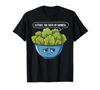Lettuce The Taste Of Sadness Funny World Vegan Day T-Shirt