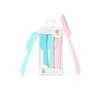 Letuwj 3 PCS Eyebrow Razor Shaper Cheek Hair Shaver Trimmer Shaving Kit Blue+Green+Pink