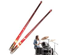 Leuchtende Trommelstöcke - 41.6 cm LED Drumsticks Farbwechsel, beleuchtete Schlagzeug Sticks Erwachsene, wiederaufladbare Licht Trommelstöcke | 13 Farbmodi Bühnen Effekt Zubehör Musik Performance Part