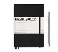 Leuchtturm 145mm x 210mm A5 Medium Plain Notebook - Black