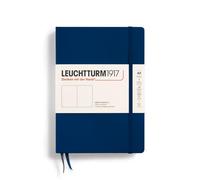 Leuchtturm 145mm x 210mm A5 Medium Plain Notebook - Navy