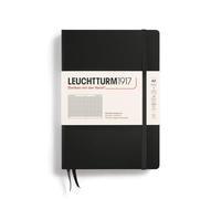 Leuchtturm 145mm x 210mm A5 Medium Squared Notebook - Black