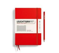Leuchtturm 145mm x 210mm A5 Medium Squared Notebook - Red