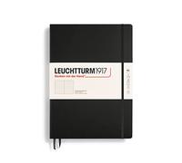 LEUCHTTURM1917 327366 Notebook Master Classic (A4+), Hardcover, 235 Numbered Pages, Dotted, Black