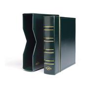 Leuchtturm 301280 Numis Classic coin album - incl. protective case & 5 sleeves for coins with Ø 44, 34, 25, 17 mm - green