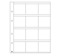 Leuchtturm Optima Coin Album Pages for Coins up to 50 mm | Suitable for Ring Binder Coin Albums