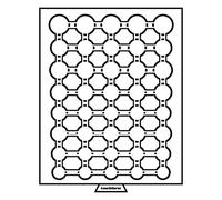 Leuchtturm 309885 MB Coin Box for Capsules - Various Inner Diameters - 5 Euro Coin Sets - Smoke-Coloured