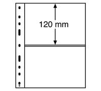 Optima Coin & Banknote Album Pages. Two Pockets. Clear. Pack of 10.