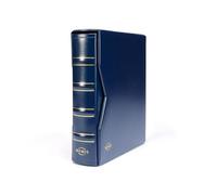 Leuchtturm 313617 coin album Numis, classic design with slipcase incl. 5 different pockets, blue