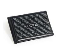 Leuchtturm 314775 Coin wallet ROUTE with 8 coin sheets each for 6 coins, blue