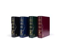 Leuchtturm 318816 Ringbinder OPTIMA, in classic design incl. slipcase, red (Binder without sheets)