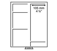 Leuchtturm 322066 Coin Box XL - Flexible compartment division, internal dimensions: 105 x flexible x 22 mm, square compartments - smoke-coloured