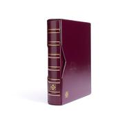 Leuchtturm 336281 Banknote Album Vario Classic ring binder for customisation, incl. protective case - red