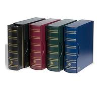 Leuchtturm 337958 Large Sorter - Album for Collecting Coins in Classic Gigant Design - Includes Protective Cover - Green