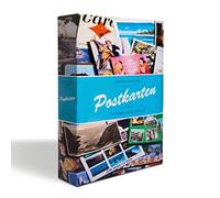 Leuchtturm 342620 Collecting album - Postcard album for 200 postcards - 50 fixed-binding sleeves