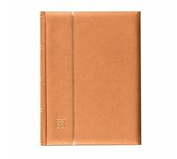 Leuchtturm 358060 Comfort stamp collection album - DIN A4, 64 pages, glassine strips, padded cover - bronze
