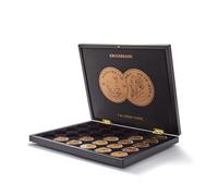 Leuchtturm 363743 Presentation case for 30 Krugerrand gold coins (1 oz.) in capsules (Capsules are not included)