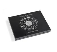 Leuchtturm 364640 Volterra coin case for 12 Lunar III silver coins in capsules - for 1 oz