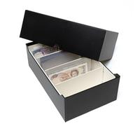 Leuchtturm 368381 Logic archive box for 500 banknotes of all types - plastic - black - 307 x 205 x 100 mm - collection box