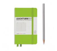 Leuchtturm 90mm x 150mm A6 Pocket Lined Notebook - Lime