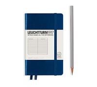Leuchtturm 90mm x 150mm A6 Pocket Lined Notebook - Navy