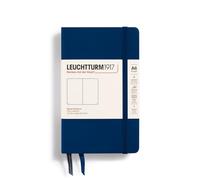 Leuchtturm 90mm x 150mm A6 Pocket Plain Notebook - Navy