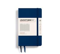 Leuchtturm 90mm x 150mm A6 Pocket Squared Notebook - Navy
