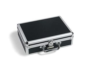 Leuchtturm Coin case Cargo S6 for 112 Coins, Black/Silver