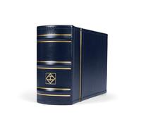 Leuchtturm Collection album for 100 first day covers (FDCs) or letters in DIN long format, blue