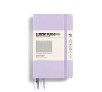 Leuchtturm Hardcover A6 Pocket 187 Numbered Page Notebook - SQUARED, LILAC