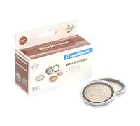 Leuchtturm1917 ULTRA Intercept 33 mm Coin Capsules, Pack of 10, Foam, Guaranteed Protection up to 15 Years against Tarnishing, For Coins 26-41 mm