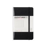 LEUCHTTURM1917 (316927) Address Book Pocket (A6), Hardcover, Black