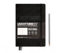 LEUCHTTURM1917 346703 Bullet Edition Journal Notebook Medium A5 240 Pages dotted Lines, Colour: Black