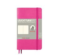 LEUCHTTURM1917 349292 Notebook Softcover Pocket (A6), plain, new pink