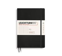 LEUCHTTURM1917 349298 Notebook Composition (B5) Softcover, 123 Numbered Pages, Dotted, Black