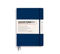 LEUCHTTURM1917 349300 Notebook Composition (B5) Softcover, 123 Numbered Pages, Ruled, Navy