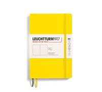 LEUCHTTURM1917 358304 Notebook Softcover Paperback (B6+), Plain, Lemon
