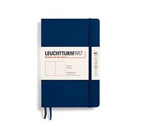 LEUCHTTURM1917 358319 Notebook Softcover Paperback (B6+), Plain, Navy