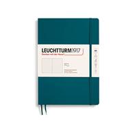 LEUCHTTURM1917 359676 Notebook Composition (B5), Soft Cover, 123 Numbered Pages, Dotted, Pacific Green