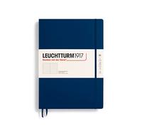 Leuchtturm1917 359869 Notebook Master Classic (A4+), Hardcover, 235 Numbered Pages, Dotted, Navy