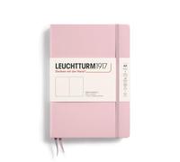 LEUCHTTURM1917 361577 Notebook Medium (A5), Hardcover, 251 Numbered Pages, Powder, Plain