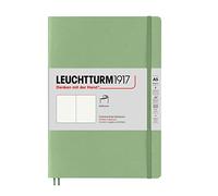 LEUCHTTURM1917 361592 Notebook Medium (A5), Softcover, 123 Numbered Pages, Sage, Dotted