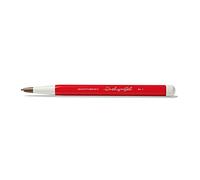 LEUCHTTURM1917 362455 Twist Grip No.1 Red Ballpoint Pen with Royal Blue Ink